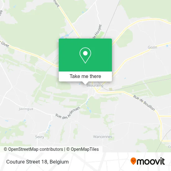 Couture Street 18 map