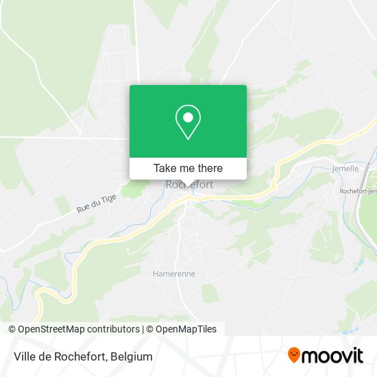Ville de Rochefort map