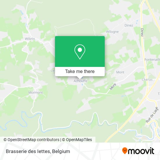 Brasserie des Iettes map