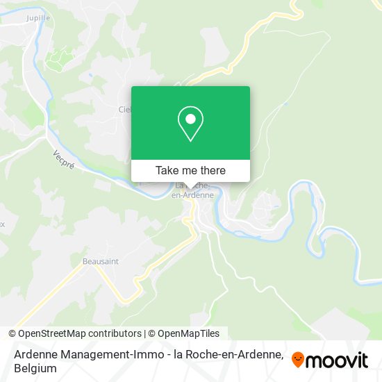 Ardenne Management-Immo - la Roche-en-Ardenne map