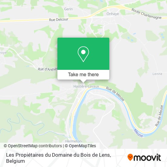 Les Propiétaires du Domaine du Bois de Lens plan