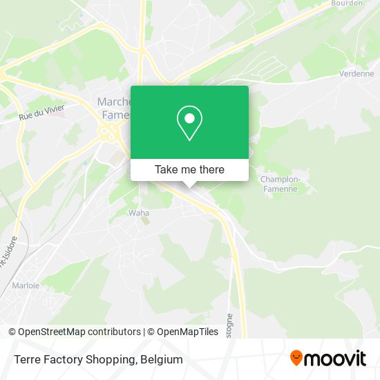 Terre Factory Shopping map