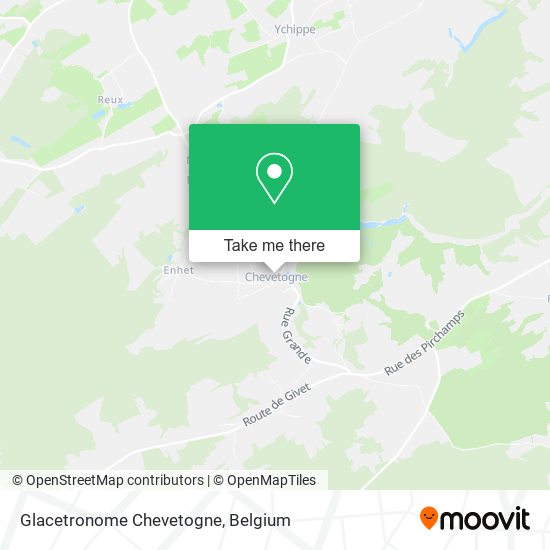 Glacetronome Chevetogne plan