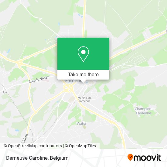 Demeuse Caroline map