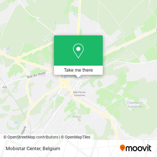 Mobistar Center map