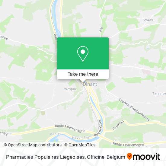 Pharmacies Populaires Liegeoises, Officine plan