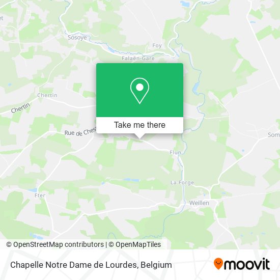 Chapelle Notre Dame de Lourdes map