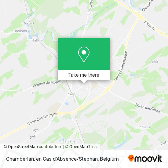 Chamberlan, en Cas d'Absence / Stephan map