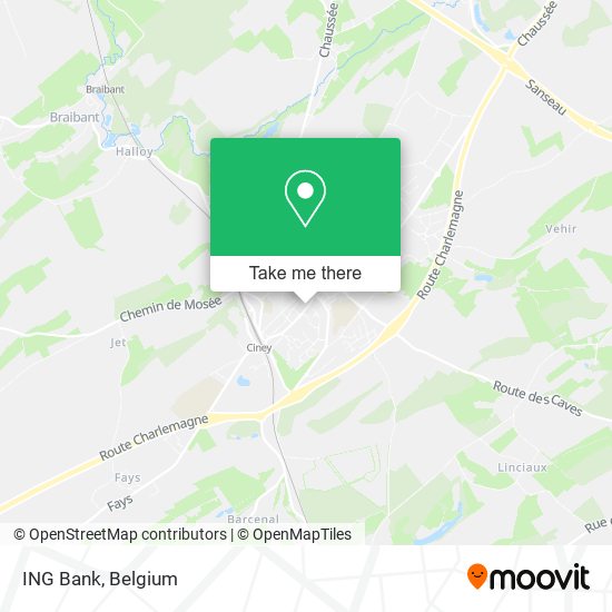 ING Bank map