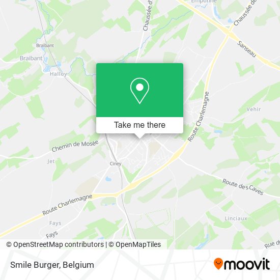 Smile Burger map