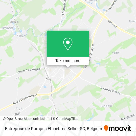 Entreprise de Pompes Ffunebres Sellier SC map