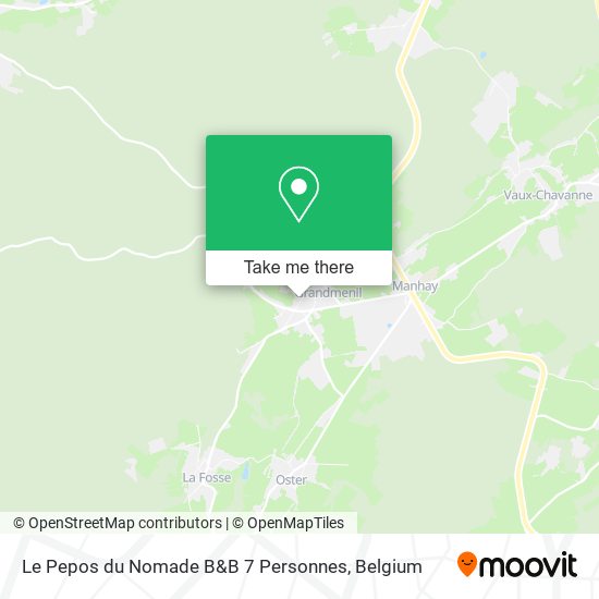 Le Pepos du Nomade B&B 7 Personnes map