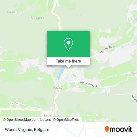 Wanet Virginie map