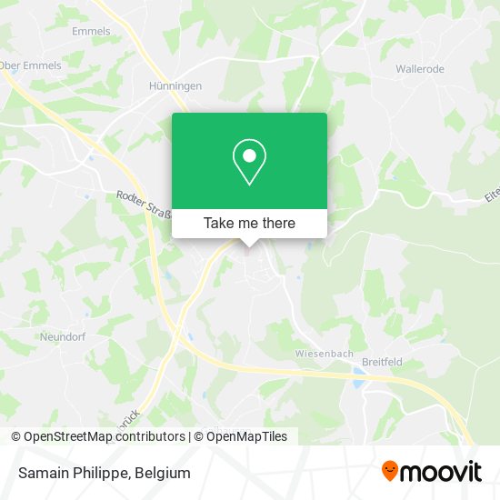 Samain Philippe map