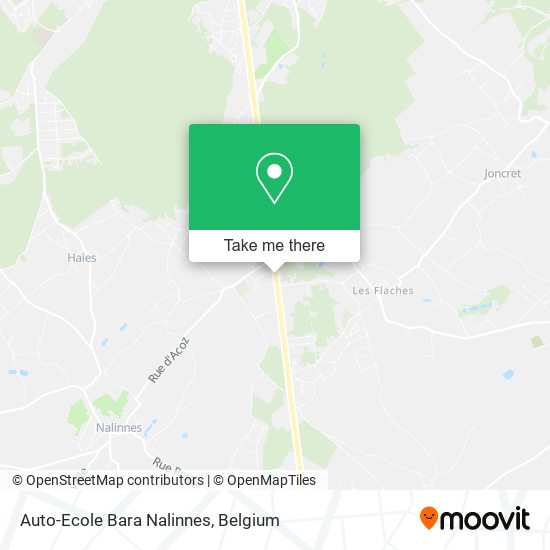 Auto-Ecole Bara Nalinnes plan