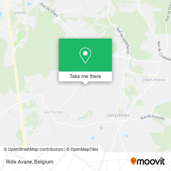 Ride Avane map