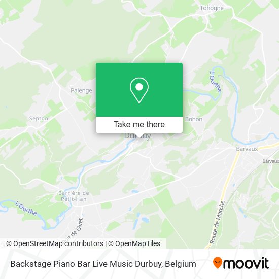 Backstage Piano Bar Live Music Durbuy map