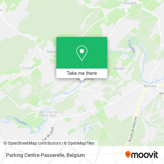 Parking Centre-Passerelle map