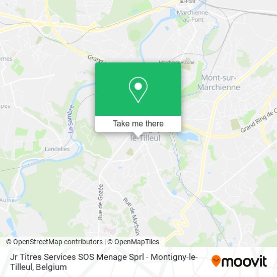 Jr Titres Services SOS Menage Sprl - Montigny-le-Tilleul map