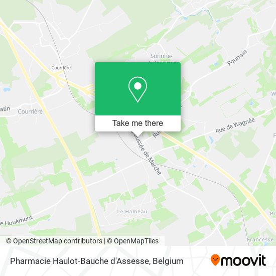 Pharmacie Haulot-Bauche d'Assesse plan