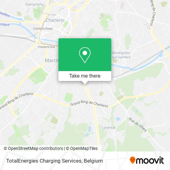 TotalEnergies Charging Services map