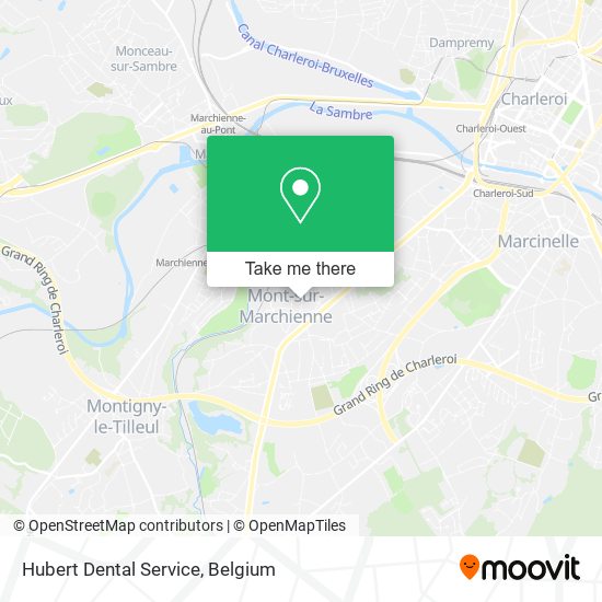 Hubert Dental Service map