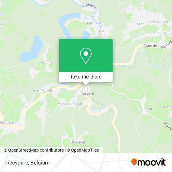 Recyparc map