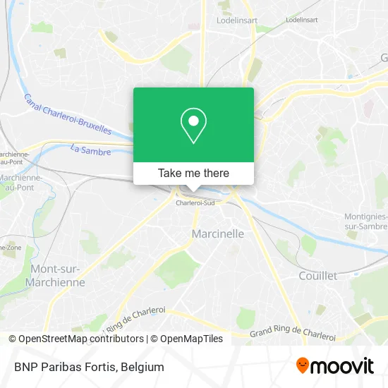 BNP Paribas Fortis map