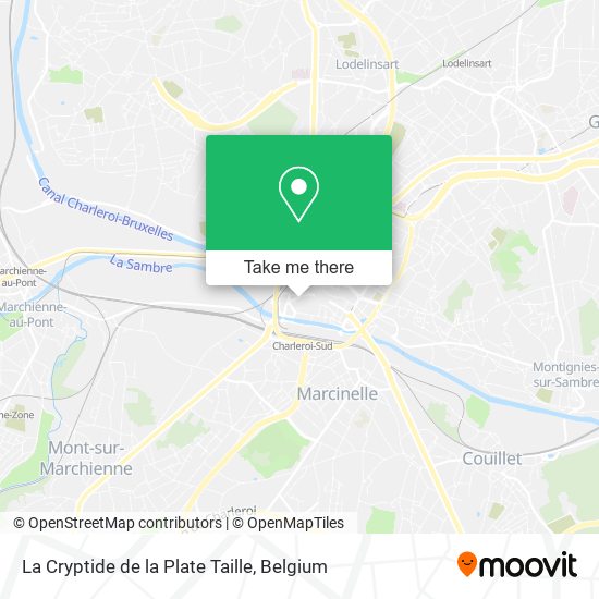 La Cryptide de la Plate Taille map