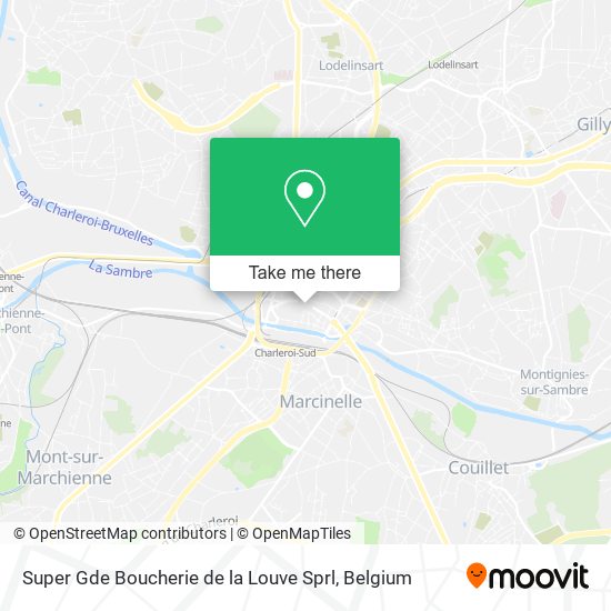 Super Gde Boucherie de la Louve Sprl plan