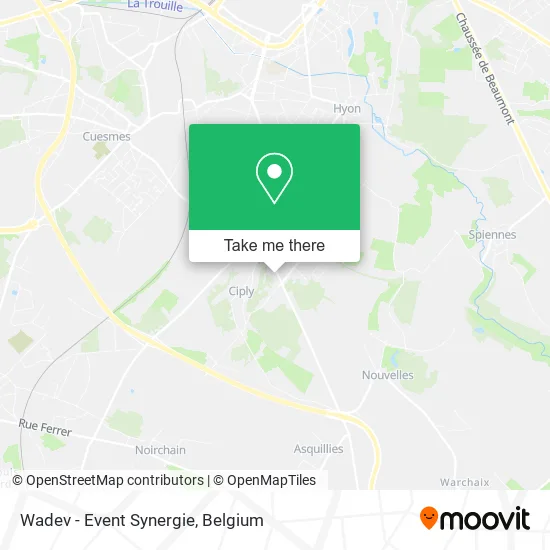 Wadev - Event Synergie plan