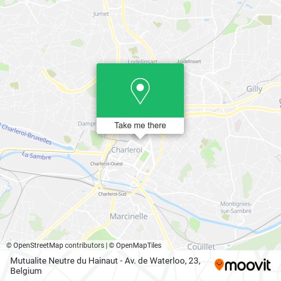 Mutualite Neutre du Hainaut - Av. de Waterloo, 23 map