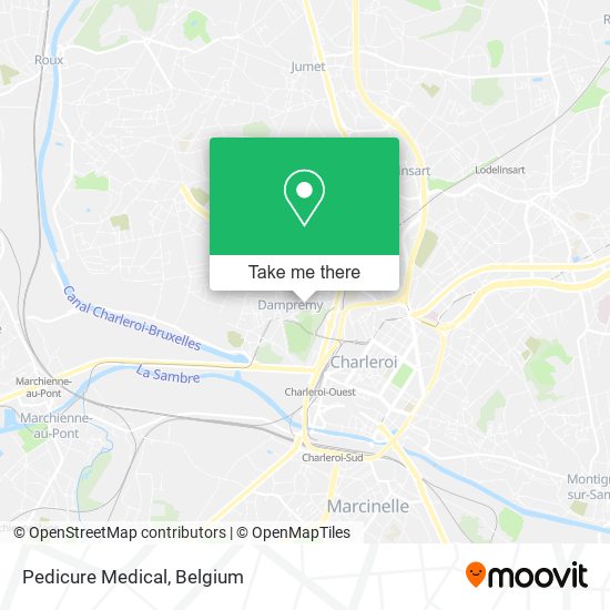 Pedicure Medical map