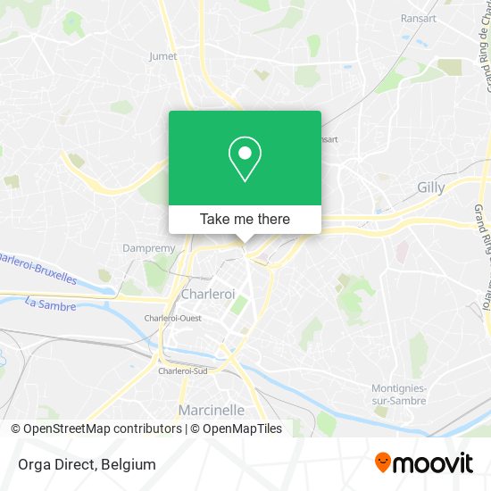 Orga Direct map
