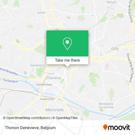Thonon Genevieve map