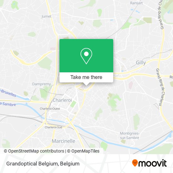 Grandoptical Belgium map