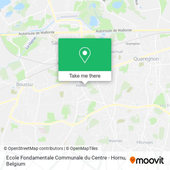 Ecole Fondamentale Communale du Centre - Hornu map