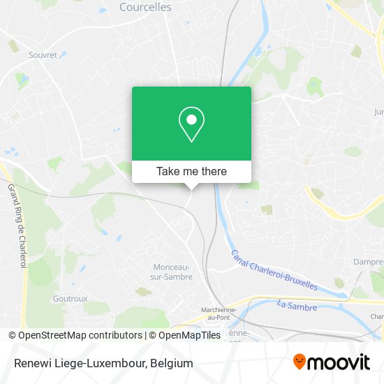 Renewi Liege-Luxembour map