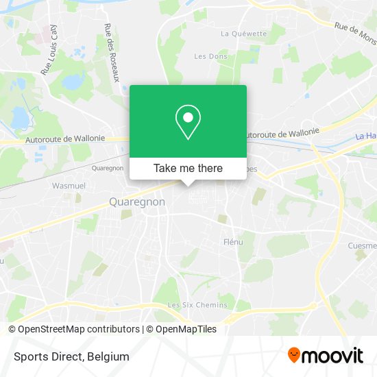 Sports Direct map