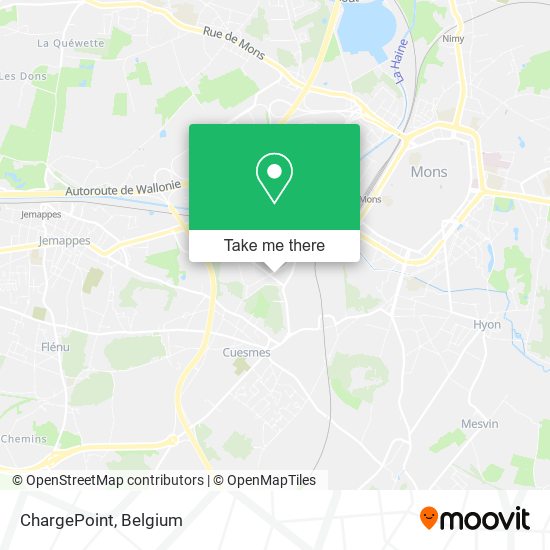 ChargePoint map