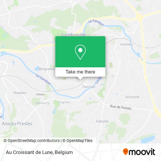 Au Croissant de Lune map