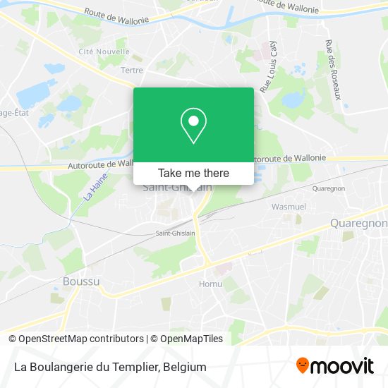 La Boulangerie du Templier map