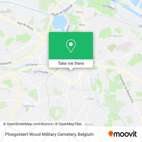 Ploegsteert Wood Military Cemetery map