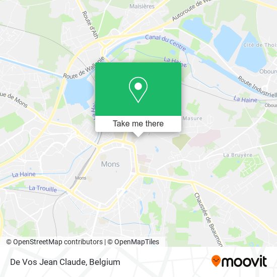 De Vos Jean Claude map