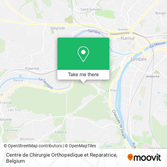 Centre de Chirurgie Orthopedique et Reparatrice map