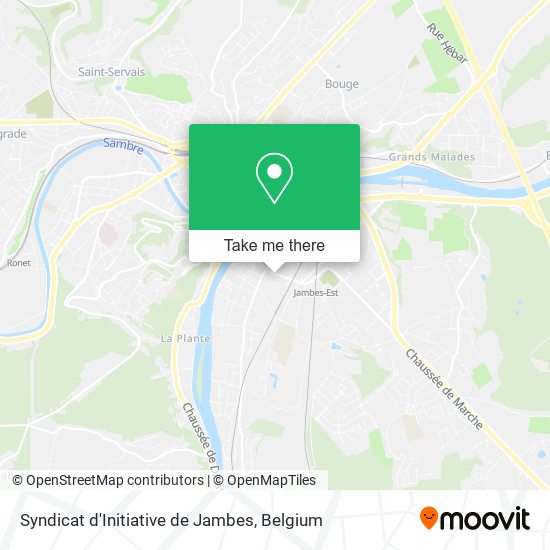 Syndicat d'Initiative de Jambes map