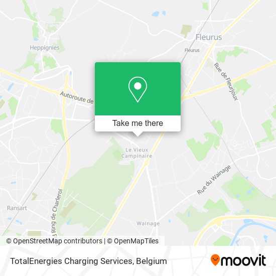 TotalEnergies Charging Services map