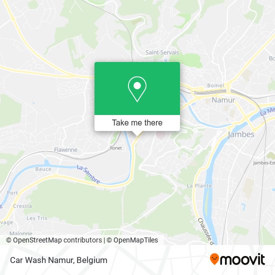 Car Wash Namur plan