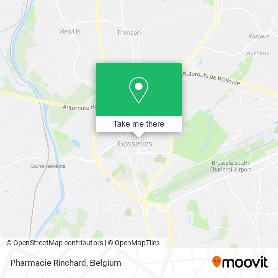 Pharmacie Rinchard map
