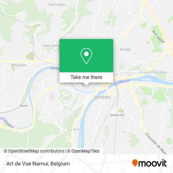 Art de Vue Namur plan